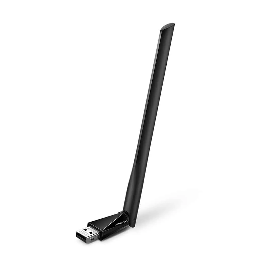 Adaptador Mercusys MU6H USB inalámbrico de banda dual de alta ganancia - AC650