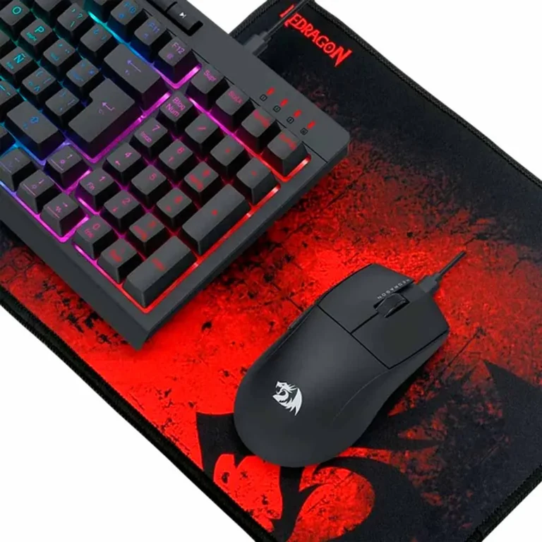 Combo Redragon 4 en 1 – Teclado + Ratón + Mousepad + Auriculares - S147 – imagen 2