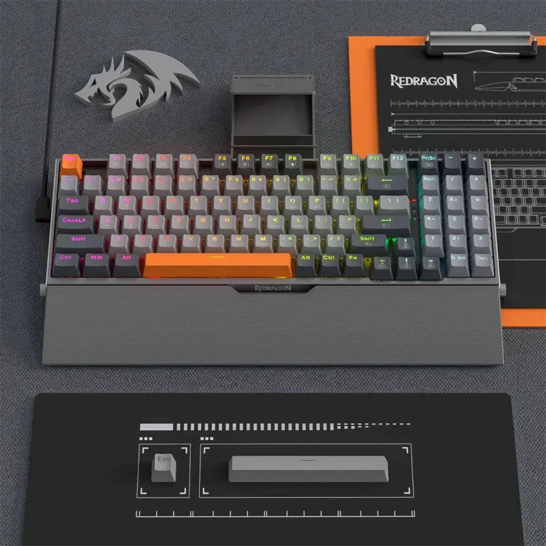 Teclado Mecánico Gaming Redragon Olaf - K648GG-RGB