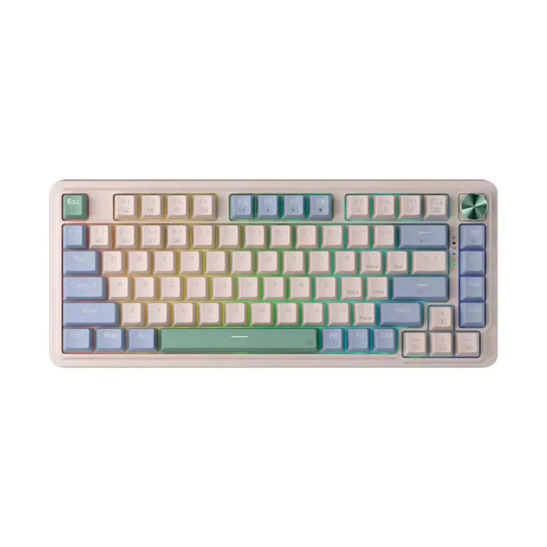 Teclado Gaming Redragon Ucal Pro - RGB / PRO / Cream/Purple/Green / SPA - K673CPG