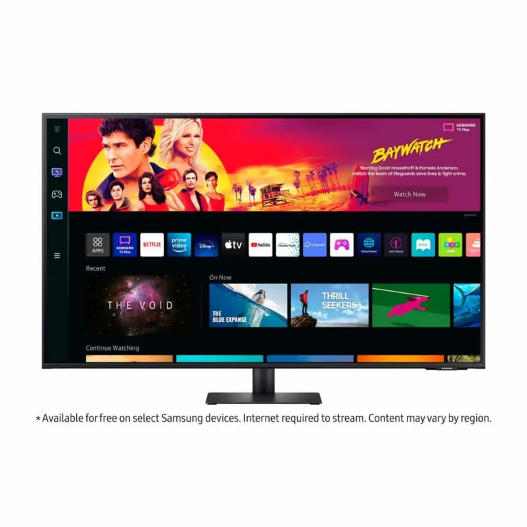 Monitor Samsung M7 – 43” / UHD / 3840x2160 / 60Hz / 4ms / WiFi BT / USB-C - LS43BM700ULXZP