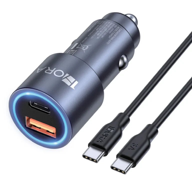 Cargador para Carro 1HORA con Cable Tipo C 3A - GAR241