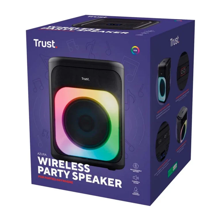 Corneta Trust Azura / Bluetooth / 100W / RGB - 25280 – imagen 3