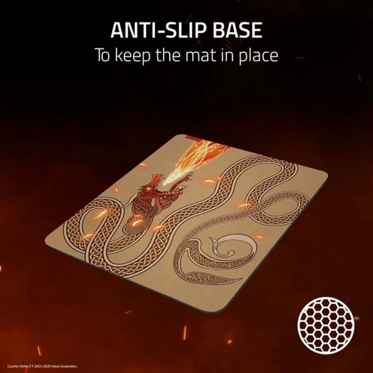 Mousepad Gaming Razer Gigantus V2 RZ02-03333300-R3M1 - Counter-Strike 2 Dragon Lore Soft - Grande – imagen 3