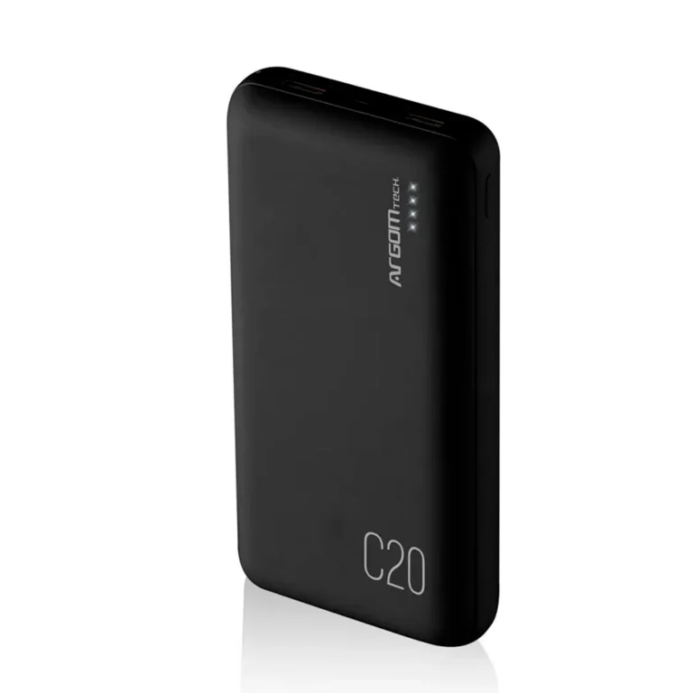 Power Bank Argom Tech C20 de 20000mAh - ARG-PB-1145BK