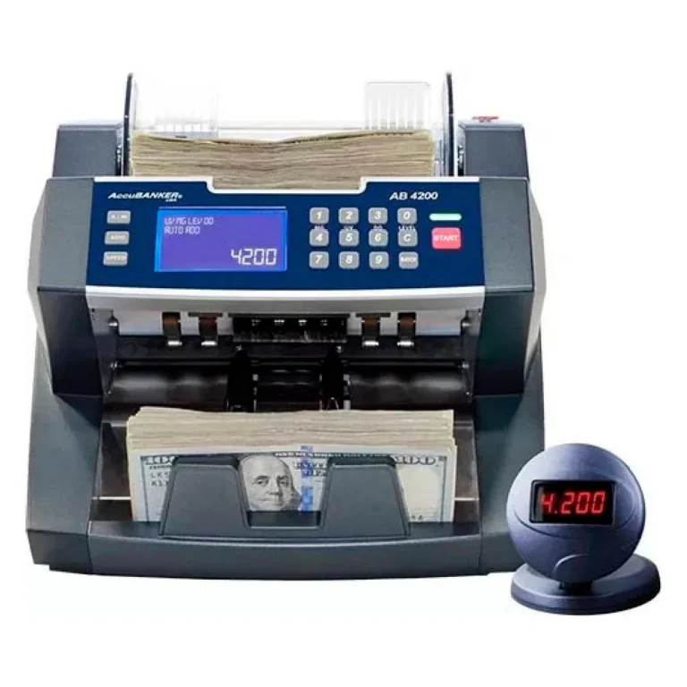 Contadora de Billetes Accubanker AB4200MG/UV de Alto Rendimiento