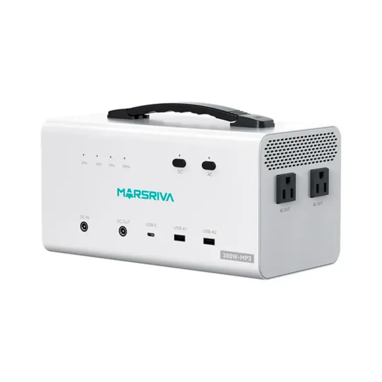 Estación de poder Marsriva Portátil MP3 - 300W (153.6WH/12.8V/12000mAh) – imagen 2