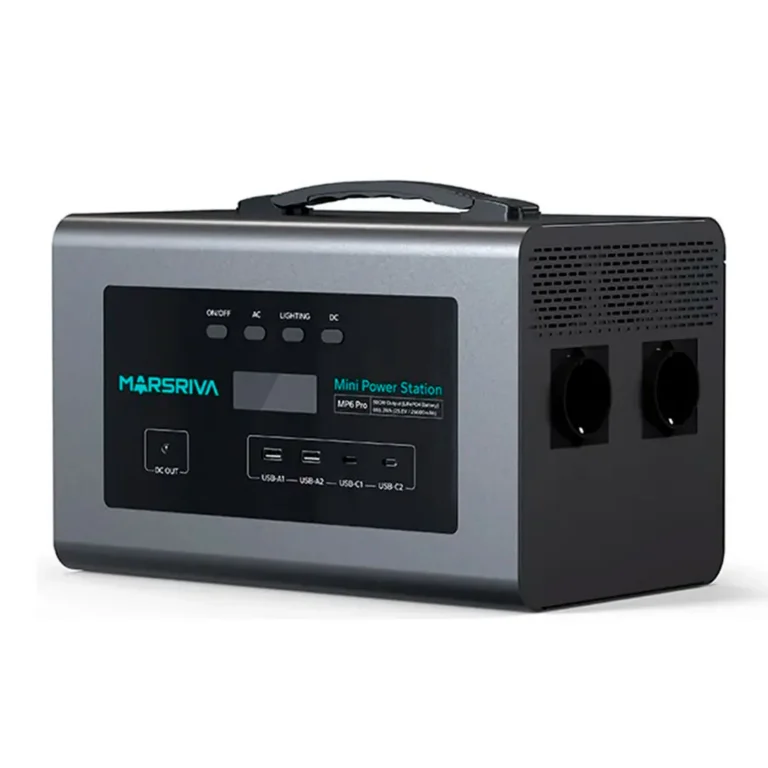 Estación de poder Marsriva Portátil MP6PRO - 600W (655.3WH/25.6V/25600mAh) – imagen 2
