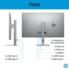 All In One HP OmniStudio X Copilot+ 32-c1014 - 31.5” - Intel Core Ultra 7 258V 24 / 32GB / 1TB SSD / W11 / Meteor Silver – imagen 4