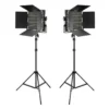 Lámpara LED bicolor Neewer 660 (kit de 2 luces con soportes)