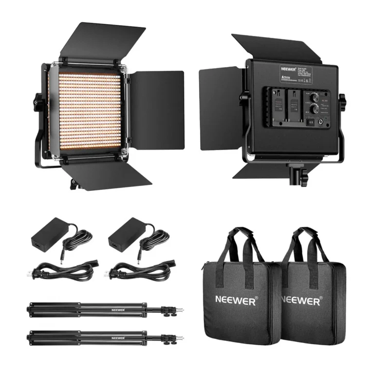 Lámpara LED bicolor Neewer 660 (kit de 2 luces con soportes) – imagen 2