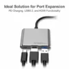 Hub Argom Tech One Axess 3 en 1 tipo C ARG-UB-0181 – imagen 4