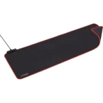 Alfombrilla de mouse gaming GXTrust Glide Flex XXL con bordes iluminados con LED RGB (23395|GXT764)