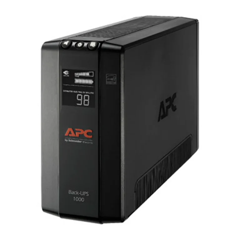 APC 1000VA Back-UPS Pro BX, Respaldo de batería de 8 tomas (BX1000M-LM60)