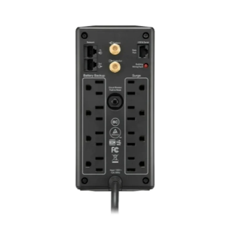 APC 1000VA Back-UPS Pro BX, Respaldo de batería de 8 tomas (BX1000M-LM60) – imagen 3