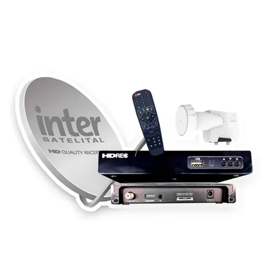 Kit de Instalacion Inter - Deco, Antena, LNB-W y Cable