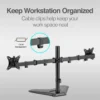 Argom Tech Soporte Doble para Monitor 32" con Base y Ranura para Celular ARG-BR-1605 – imagen 4