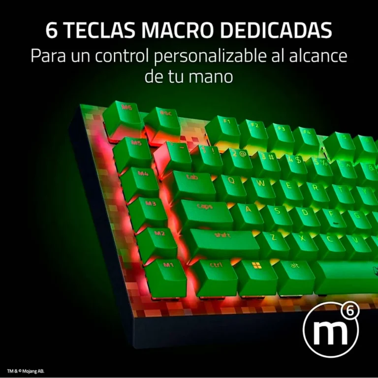 Teclado Gaming Razer BlackWidow V4 X RZ03-04704100-R3M1 - Minecraft Mechanical – imagen 3
