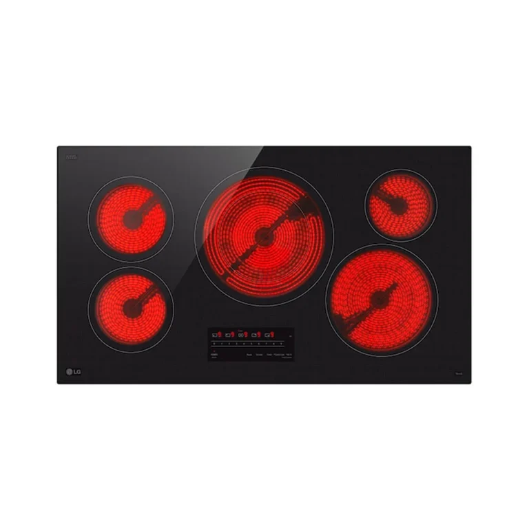 Cocina Eléctrica LG Cooktop – 36” - Controles SmoothTouch con UltraHeat - CBEW3613BE