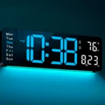 Reloj de pared digital MASHI - 16 pulgadas con control remoto – 5505