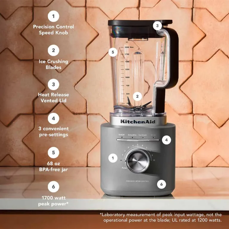 Licuadora Pure Power KitchenAid 7KSB2072M - 10 Velocidades – imagen 15