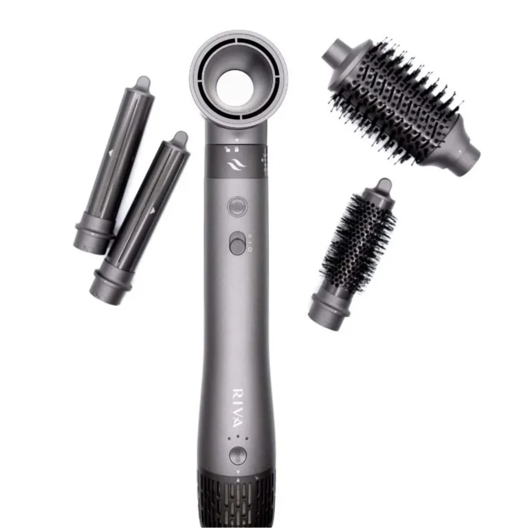 Secador de aire iónico Riva Hair Pro: 5 en 1 AeroStyle, Gris