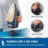 Plancha a Vapor Oster - 2 en 1 con Suela de Cerámica - OSTGCSTCC5000 Azul – imagen 4