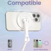 Trípode magnético KraftGeek 65" H desplegado JustTap para iPhone – imagen 7