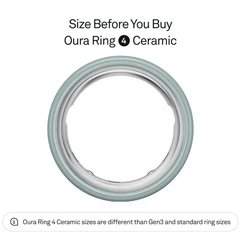 Oura Ring 4 Ceramic – Anillo inteligente – imagen 5