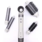 Secador de aire iónico Riva Hair Pro: 5 en 1 AeroStyle, gris claro