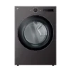 Secadora LG de Carga Frontal - 22kg / ThinQ / Acero Negro - DF74BFXS6BE