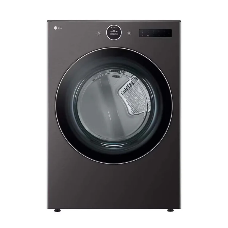 Secadora LG de Carga Frontal - 22kg / ThinQ / Acero Negro - DF74BFXS6BE