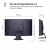 Monitor LG UltraGear – 32” / QHD / 180 Hz / 1ms - 32GS60QC-B – imagen 3