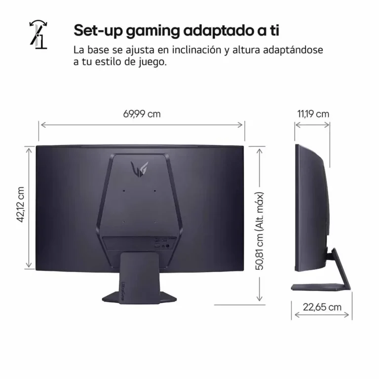 Monitor LG UltraGear – 32” / QHD / 180 Hz / 1ms - 32GS60QC-B – imagen 3