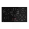 Tope de Cocina Eléctrica LG Cooktop 36” - Studio Controles SmoothTouch - LCE3610SB.