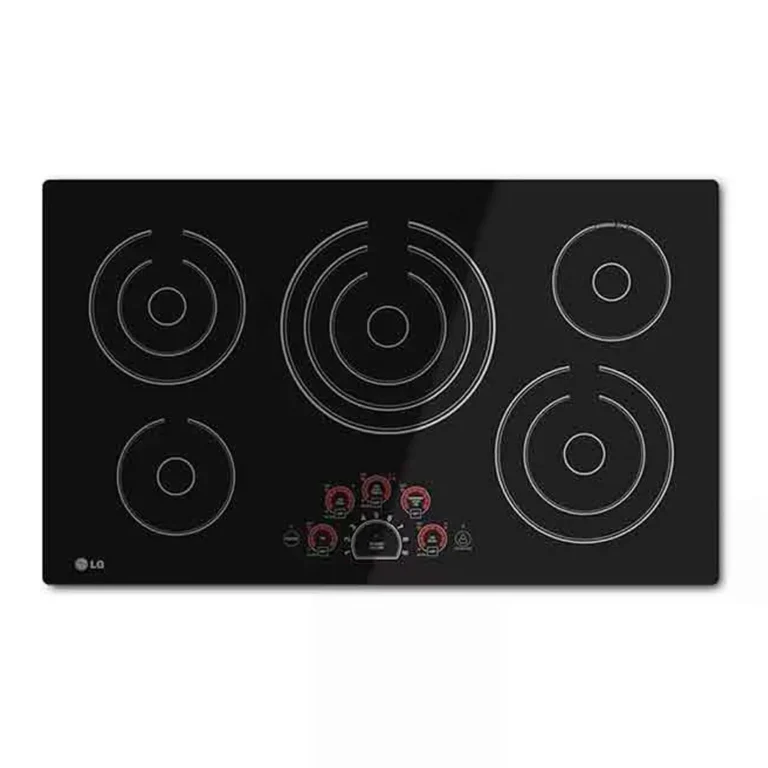 Tope de Cocina Eléctrica LG Cooktop 36” - Studio Controles SmoothTouch - LCE3610SB.
