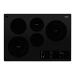 Tope de Cocina eléctrica Whirlpool 30”- Vidrio de cerámica - 5 hornillas - WCE97US0KB