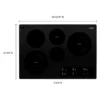 Tope de Cocina eléctrica Whirlpool 30”- Vidrio de cerámica - 5 hornillas - WCE97US0KB – imagen 4