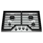 Tope de Cocina a Gas Whirlpool 30” – Rejillas de hierro fundido antirresbalante – 4 hornillas - WCG55US0HS