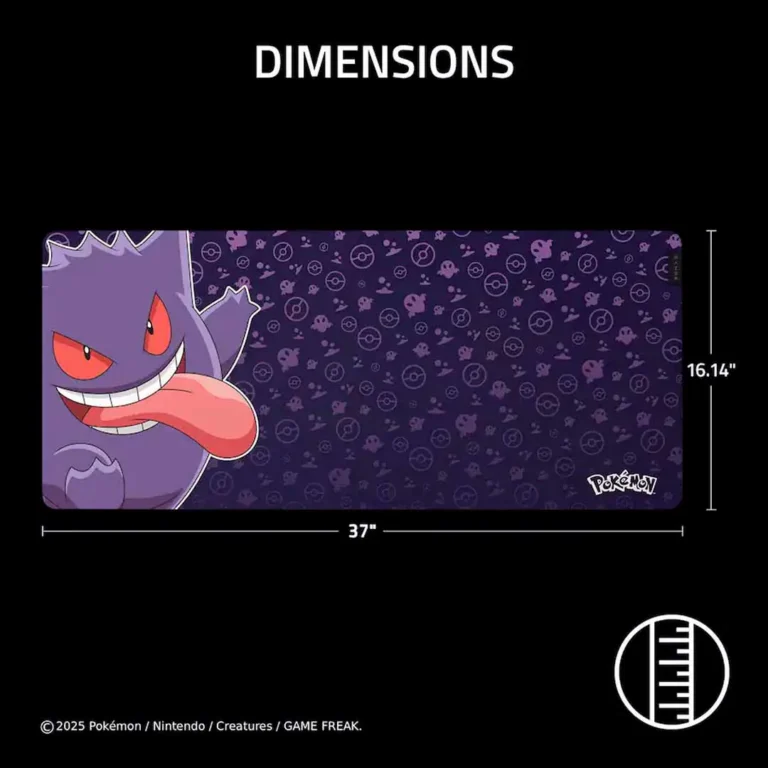 Gaming Mouse Pad Razer Gigantus V2 Pokemon Gengar Soft XXL – imagen 2