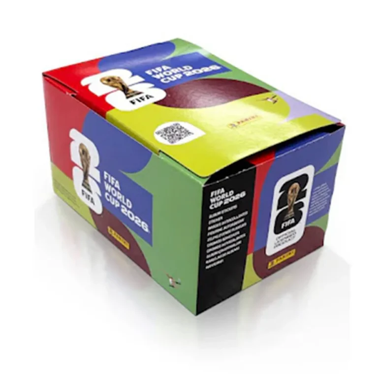 Caja Panini Copa Mundial de Fútbol 2026 con 104 Sobres