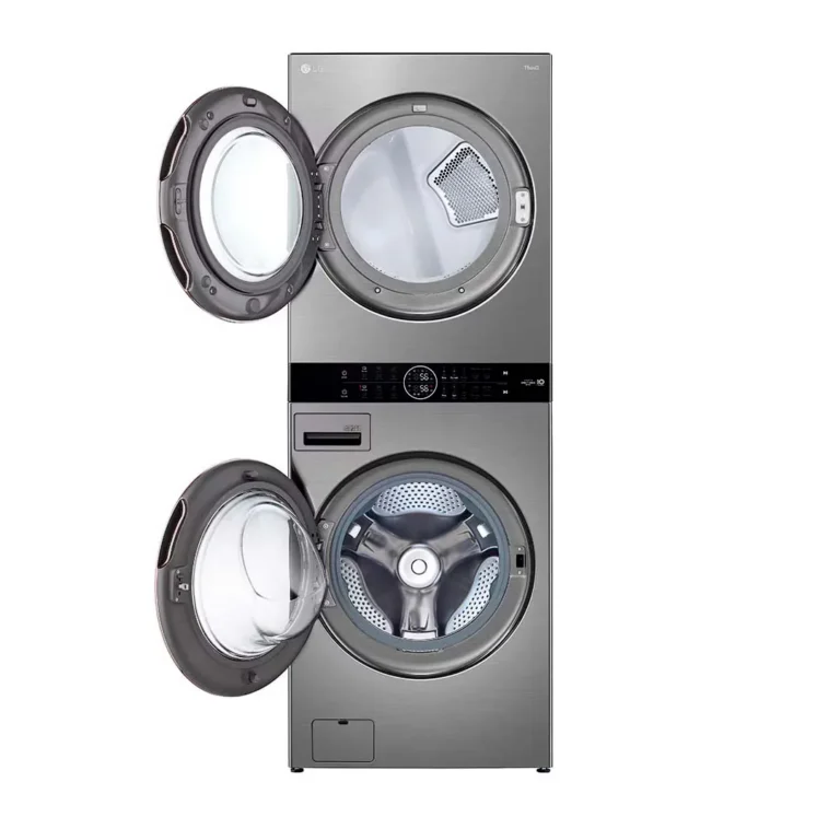Lavadora y Secadora LG Torre de Lavado WashTower WK22VS6PE 22Kg - Plata