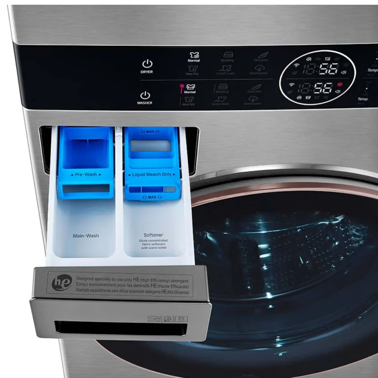 Lavadora y Secadora LG Torre de Lavado WashTower WK22VS6PE 22Kg - Plata – imagen 2