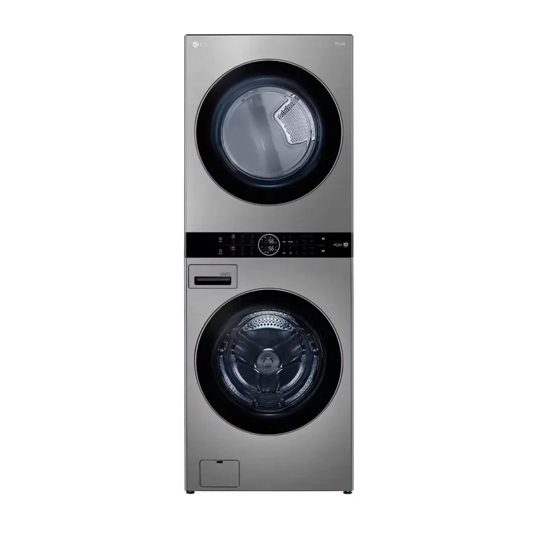 Lavadora y Secadora LG Torre de Lavado WashTower WK22VS6PE 22Kg - Plata – imagen 4