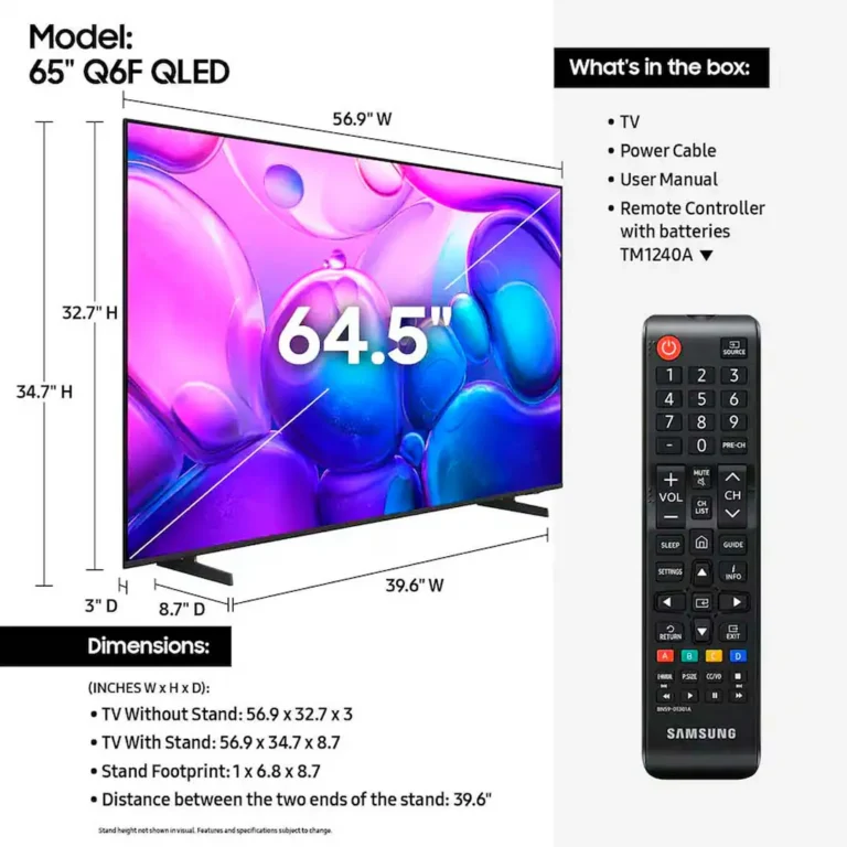 Televisor Samsung 65” - QLED 4K Q6FA Samsung Vision AI Smart TV (2025) / QN65Q6FAAPXPA – imagen 3
