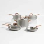 Juego de ollas KitchenAid - Acero Inoxidable / 5 Capas Revestidas / 10 Piezas – 30106