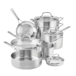 Juego de ollas KitchenAid - Base de acero inoxidable / 3 capas / 11 piezas – 71001