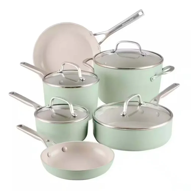 Juego de ollas KitchenAid – 10 piezas / Cerámica Anodizada Dura - 84465