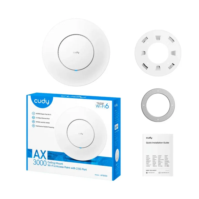 Router Cudy AX3000 - AP3000_EU - Punto de acceso Wi-Fi 6 – imagen 4