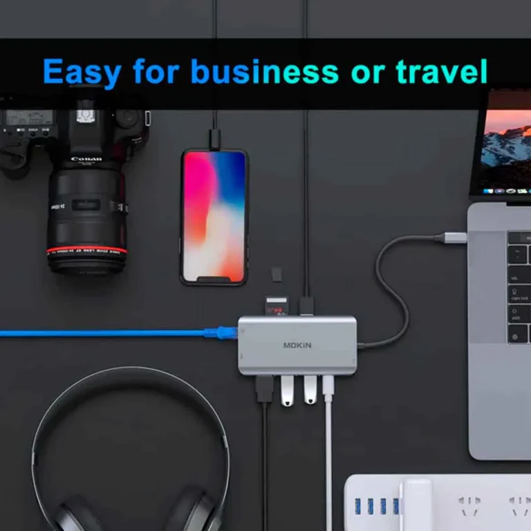 Adaptador multipuerto MOKiN 10 en 1 USB-C Hub (X002FA9PUS) – imagen 4
